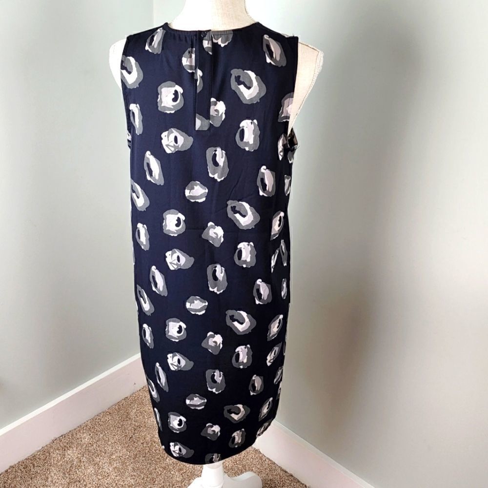 Mud Pie Floral Design Sleeveless Midi Shift Dress With Pockets Size Small - Picture 4 of 6